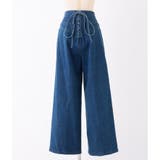 【one after another】バックレースアップワイドデニムパンツ | NICE CLAUP / OLIVE des OLIVE OUTLET | 詳細画像15