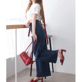 【one after another】バックレースアップワイドデニムパンツ | NICE CLAUP / OLIVE des OLIVE OUTLET | 詳細画像12