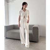 【one after another】ウエストフリルカットパンツ | NICE CLAUP / OLIVE des OLIVE　OUTLET | 詳細画像4 