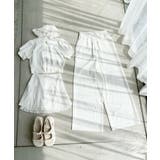 【one after another】ウエストフリルカットパンツ | NICE CLAUP / OLIVE des OLIVE　OUTLET | 詳細画像10 