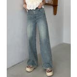 【one after another】ワイドデニム | NICE CLAUP / OLIVE des OLIVE　OUTLET | 詳細画像1 