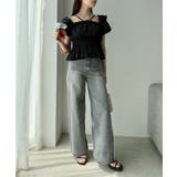 【one after another】ワイドデニム | NICE CLAUP / OLIVE des OLIVE　OUTLET | 詳細画像4 