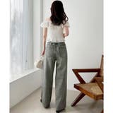 【one after another】【ウエストサイズ調整可】美脚ワイドデニム | NICE CLAUP / OLIVE des OLIVE OUTLET | 詳細画像20