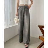 【one after another】【ウエストサイズ調整可】美脚ワイドデニム | NICE CLAUP / OLIVE des OLIVE OUTLET | 詳細画像16