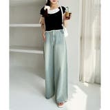 【one after another】【ウエストサイズ調整可】美脚ワイドデニム | NICE CLAUP / OLIVE des OLIVE OUTLET | 詳細画像13