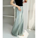 【one after another】【ウエストサイズ調整可】美脚ワイドデニム | NICE CLAUP / OLIVE des OLIVE OUTLET | 詳細画像11