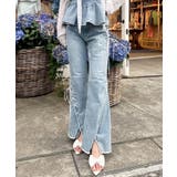 サックス | 【one after another】【お揃いcollection】デニムパンツ | NICE CLAUP / OLIVE des OLIVE　OUTLET