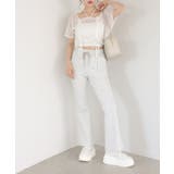 【one after another】フレアカットパンツ | NICE CLAUP / OLIVE des OLIVE　OUTLET | 詳細画像12 