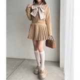 【one after another】ボウタイ半袖ブラウス | NICE CLAUP / OLIVE des OLIVE OUTLET | 詳細画像11