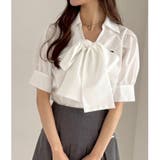 オフ | 【one after another】ボウタイ半袖ブラウス | NICE CLAUP / OLIVE des OLIVE OUTLET