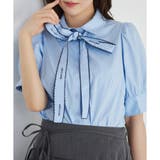 【one after another】ロゴリボン付き半袖ブラウス | NICE CLAUP / OLIVE des OLIVE OUTLET | 詳細画像12