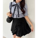 【one after another】ロゴリボン付き半袖ブラウス | NICE CLAUP / OLIVE des OLIVE OUTLET | 詳細画像20