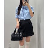 【one after another】ロゴリボン付き半袖ブラウス | NICE CLAUP / OLIVE des OLIVE OUTLET | 詳細画像34