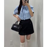【one after another】ロゴリボン付き半袖ブラウス | NICE CLAUP / OLIVE des OLIVE OUTLET | 詳細画像36