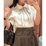 【one after another】ロゴリボン付き半袖ブラウス | NICE CLAUP / OLIVE des OLIVE OUTLET | 詳細画像38