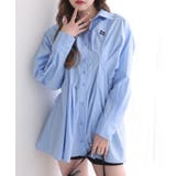 【one after another】後ろレースアップチュニックシャツ | NICE CLAUP / OLIVE des OLIVE　OUTLET | 詳細画像1 