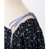 【one after another】花柄オフショルシャーリングリボンブラウス | NICE CLAUP / OLIVE des OLIVE　OUTLET | 詳細画像6 