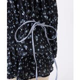 【one after another】花柄オフショルシャーリングリボンブラウス | NICE CLAUP / OLIVE des OLIVE　OUTLET | 詳細画像7 