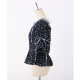 【one after another】花柄オフショルシャーリングリボンブラウス | NICE CLAUP / OLIVE des OLIVE　OUTLET | 詳細画像9 