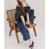 【one after another】花柄オフショルシャーリングリボンブラウス | NICE CLAUP / OLIVE des OLIVE　OUTLET | 詳細画像19 