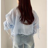 【one after another】袖リボンシアーシャツ | NICE CLAUP / OLIVE des OLIVE OUTLET | 詳細画像14