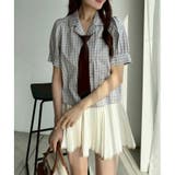 【one after another】ネクタイ付き開襟シャツ | NICE CLAUP / OLIVE des OLIVE OUTLET | 詳細画像13