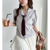 【one after another】ネクタイ付き開襟シャツ | NICE CLAUP / OLIVE des OLIVE OUTLET | 詳細画像12