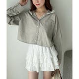 【one after another】フード付きチェックシャツ | NICE CLAUP / OLIVE des OLIVE OUTLET | 詳細画像25