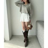 【one after another】フード付きチェックシャツ | NICE CLAUP / OLIVE des OLIVE OUTLET | 詳細画像13