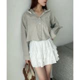 【one after another】フード付きチェックシャツ | NICE CLAUP / OLIVE des OLIVE OUTLET | 詳細画像12
