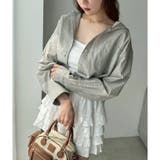 柄1 | 【one after another】フード付きチェックシャツ | NICE CLAUP / OLIVE des OLIVE OUTLET