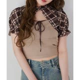 柄2 | 【one after another】インナーセットボレロブラウス | NICE CLAUP / OLIVE des OLIVE OUTLET