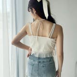 【one after another】シャーリングキャミ | NICE CLAUP / OLIVE des OLIVE OUTLET | 詳細画像3