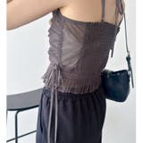 【one after another】シャーリングキャミ | NICE CLAUP / OLIVE des OLIVE OUTLET | 詳細画像15