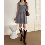 【one after another】肩リボンシャーリングビスチェ | NICE CLAUP / OLIVE des OLIVE　OUTLET | 詳細画像8 