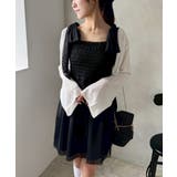 【one after another】肩リボンシャーリングビスチェ | NICE CLAUP / OLIVE des OLIVE　OUTLET | 詳細画像19 