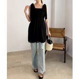 【one after another】肩リボンシャーリングビスチェ | NICE CLAUP / OLIVE des OLIVE　OUTLET | 詳細画像20 