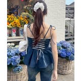 【one after another】【お揃いcollection】デニムビスチ… | NICE CLAUP / OLIVE des OLIVE　OUTLET | 詳細画像1 