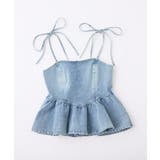 【one after another】【お揃いcollection】デニムビスチ… | NICE CLAUP / OLIVE des OLIVE　OUTLET | 詳細画像2 