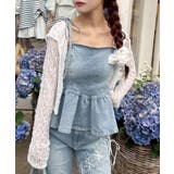 サックス | 【one after another】【お揃いcollection】デニムビスチ… | NICE CLAUP / OLIVE des OLIVE　OUTLET