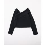 【one after another】韓国っぽアシンメトリーニット | NICE CLAUP / OLIVE des OLIVE　OUTLET | 詳細画像2 