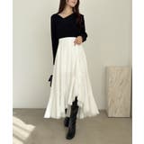 【one after another】韓国っぽアシンメトリーニット | NICE CLAUP / OLIVE des OLIVE　OUTLET | 詳細画像3 