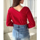 【one after another】韓国っぽアシンメトリーニット | NICE CLAUP / OLIVE des OLIVE　OUTLET | 詳細画像17 