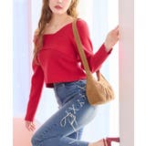 【one after another】韓国っぽアシンメトリーニット | NICE CLAUP / OLIVE des OLIVE　OUTLET | 詳細画像23 