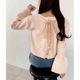 ピンク | 【one after another】バックリボンテレコトップス | NICE CLAUP / OLIVE des OLIVE　OUTLET