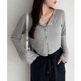 【one after another】ラメ混シアーカーデ | NICE CLAUP / OLIVE des OLIVE　OUTLET | 詳細画像7 