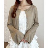 【one after another】ラメ混シアーカーデ | NICE CLAUP / OLIVE des OLIVE　OUTLET | 詳細画像26 