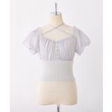 【one after another】オフショルクロスリボンニット | NICE CLAUP / OLIVE des OLIVE　OUTLET | 詳細画像2 