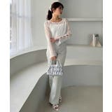 【one after another】インナー×袖リボンカーデアンサンブル | NICE CLAUP / OLIVE des OLIVE　OUTLET | 詳細画像5 