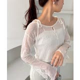 【one after another】インナー×袖リボンカーデアンサンブル | NICE CLAUP / OLIVE des OLIVE　OUTLET | 詳細画像6 